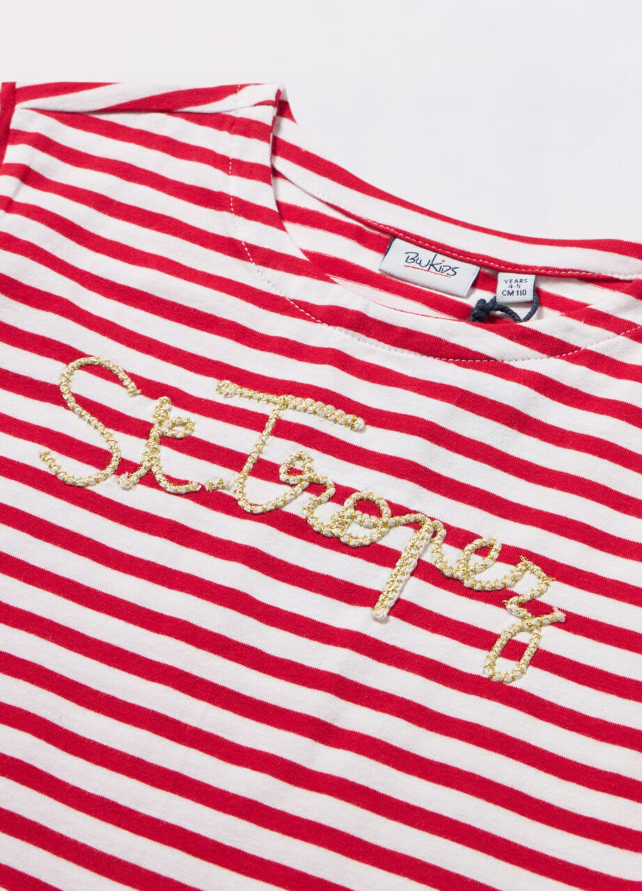 Alternative view of Majica od rastezljivog pamučnog jerseya za djevojčice