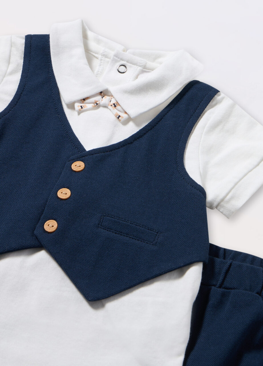 Alternative view of Set od rastezljivog pamučnog jerseya za bebe