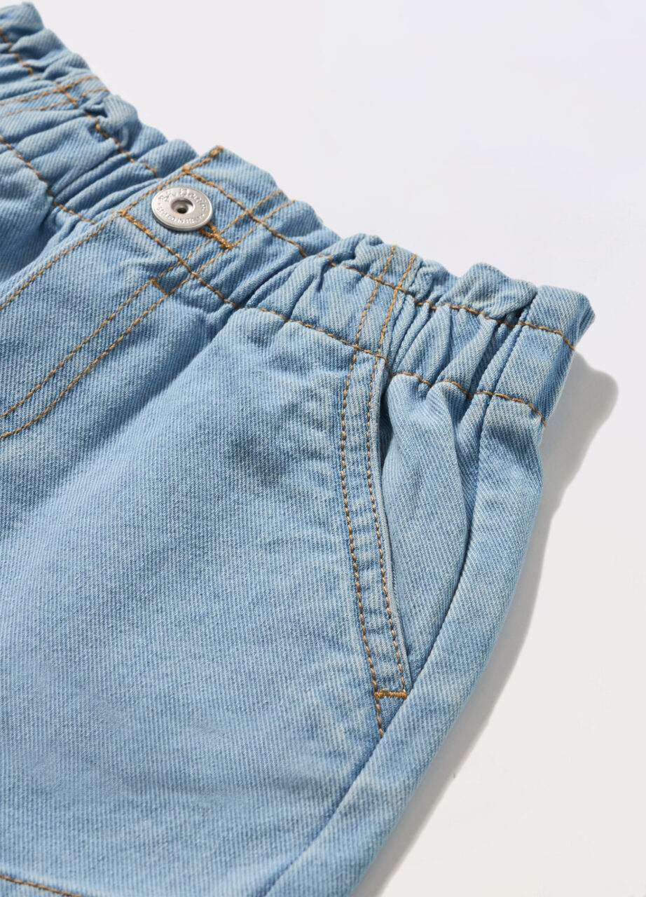 Alternative view of Šorc od čistog pamučnog denima za djevojčice