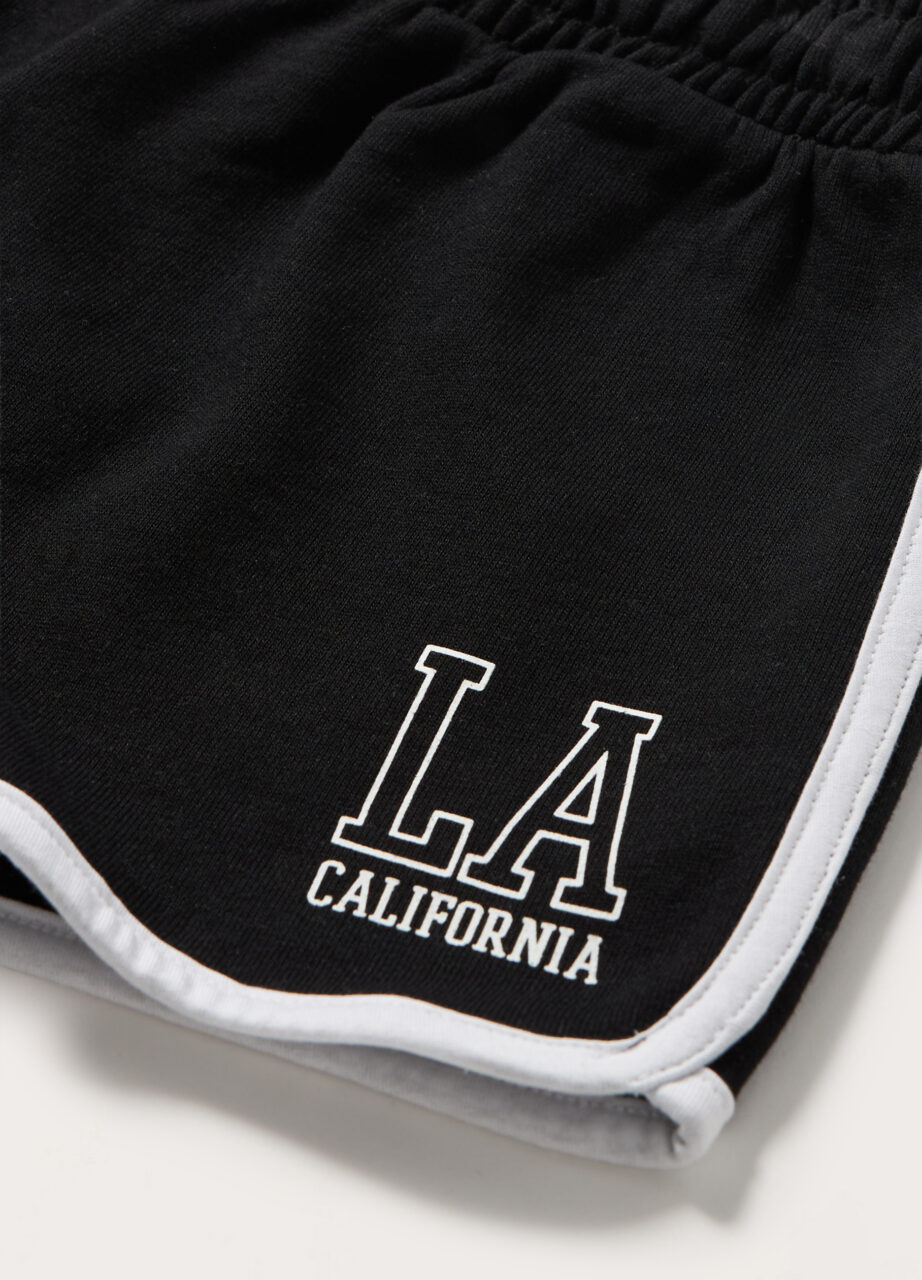 Alternative view of Šorc od francuskog frotira od mješavine pamuka za djevojčice