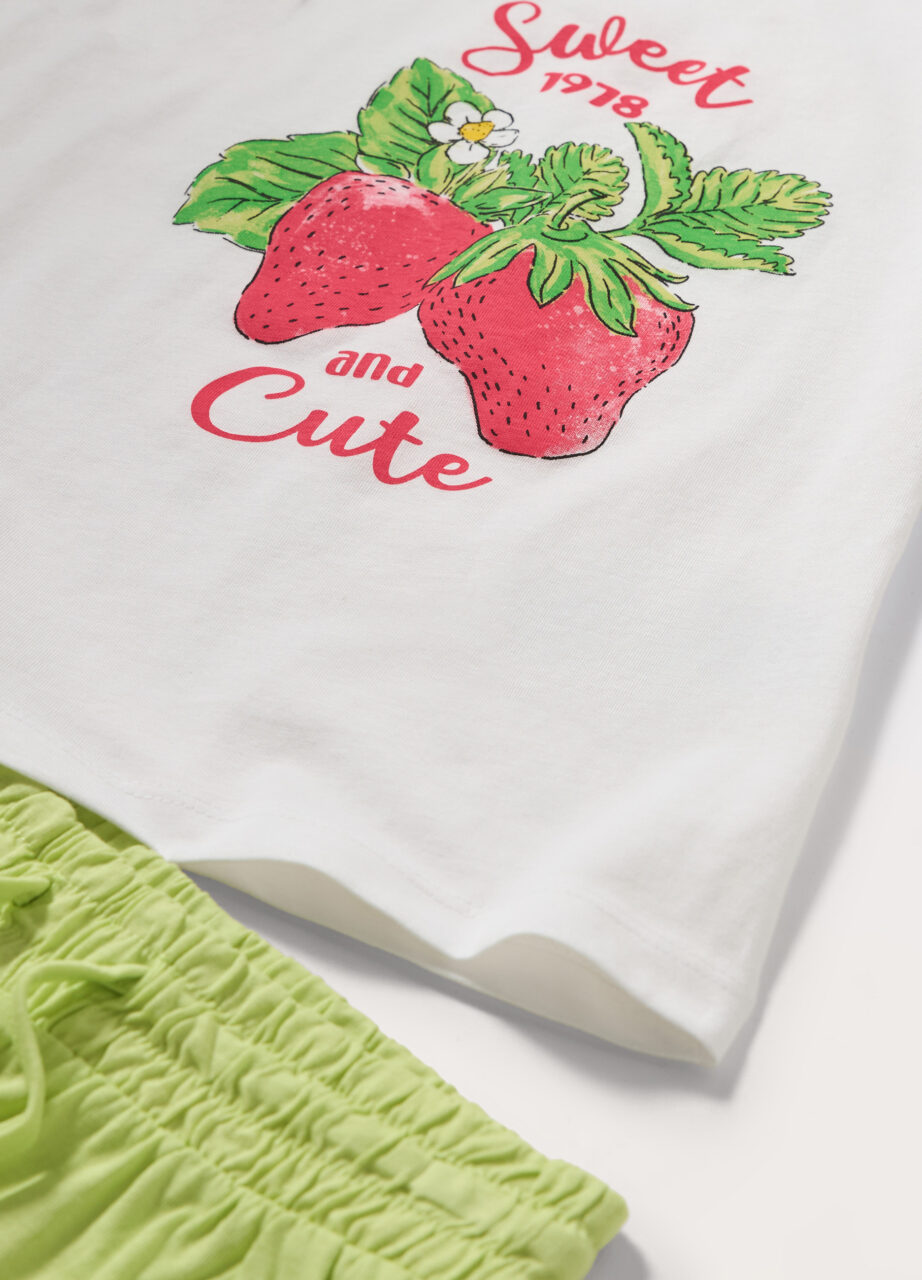 Alternative view of Trenerka set od čistog pamučnog jerseya za djevojčice