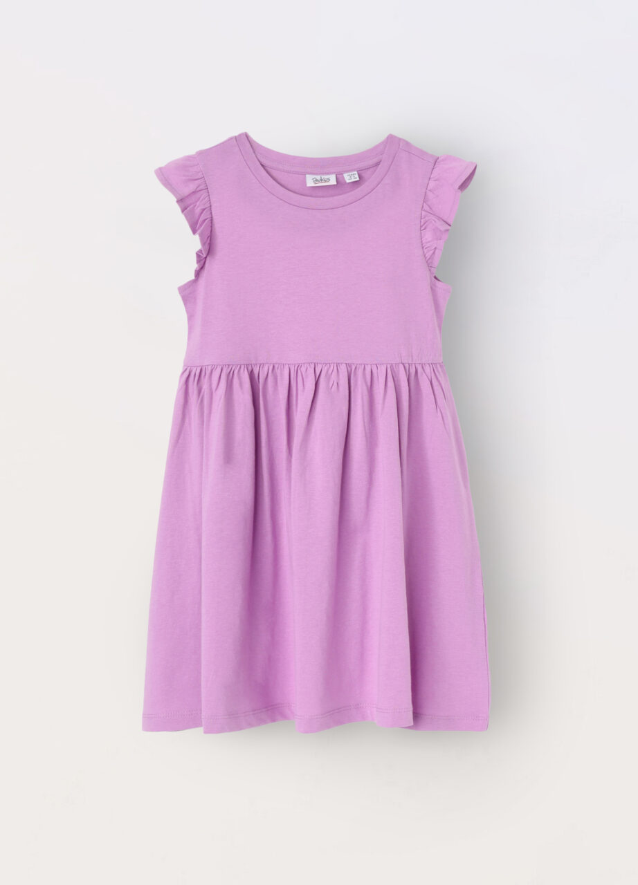 Haljina od čistog pamučnog jerseya za djevojčice