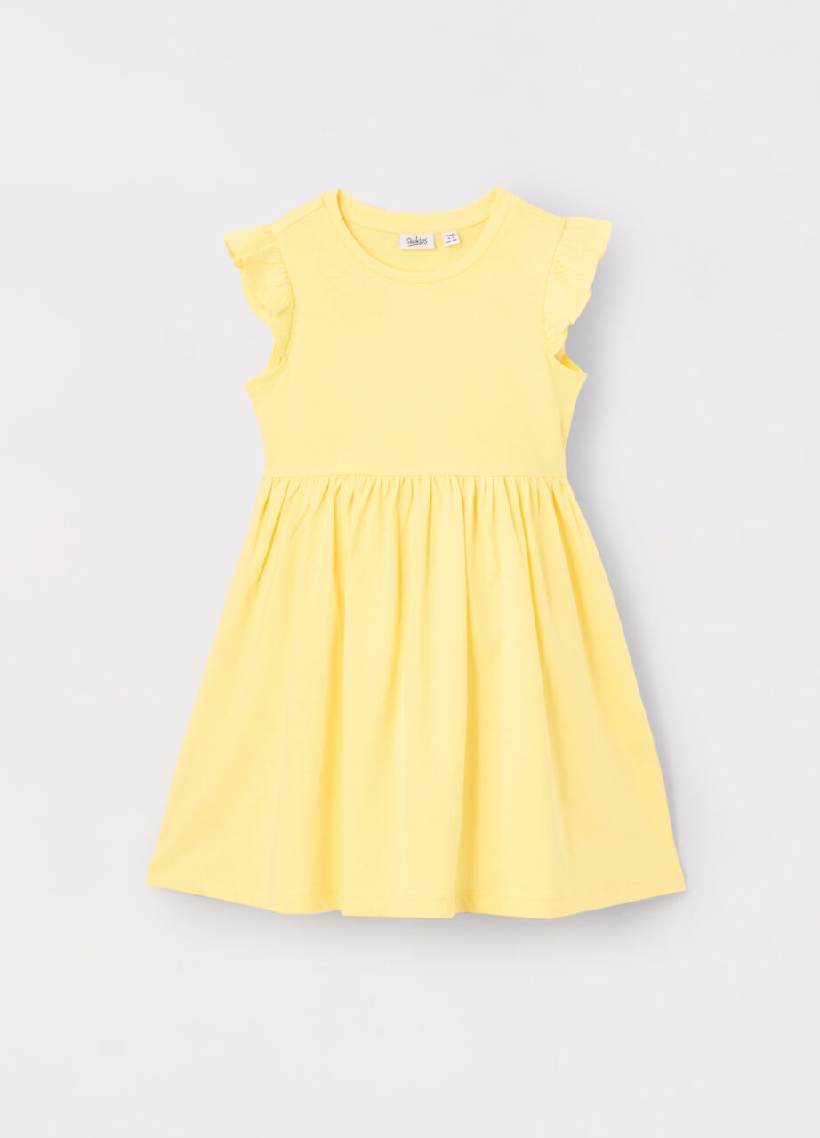 Haljina od čistog pamučnog jerseya za djevojčice