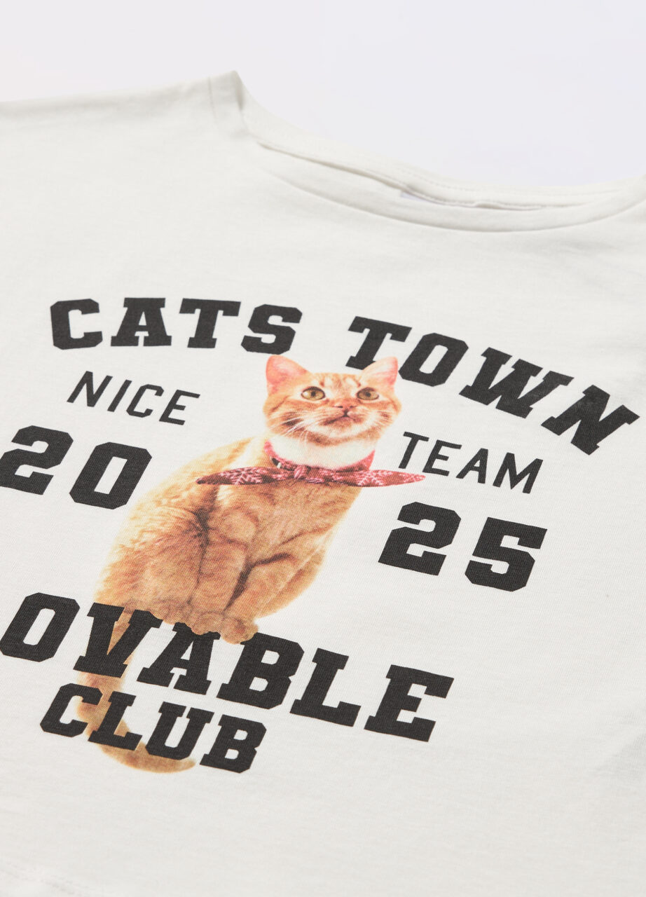 Alternative view of Majica od čistog pamučnog jerseya za djevojčice