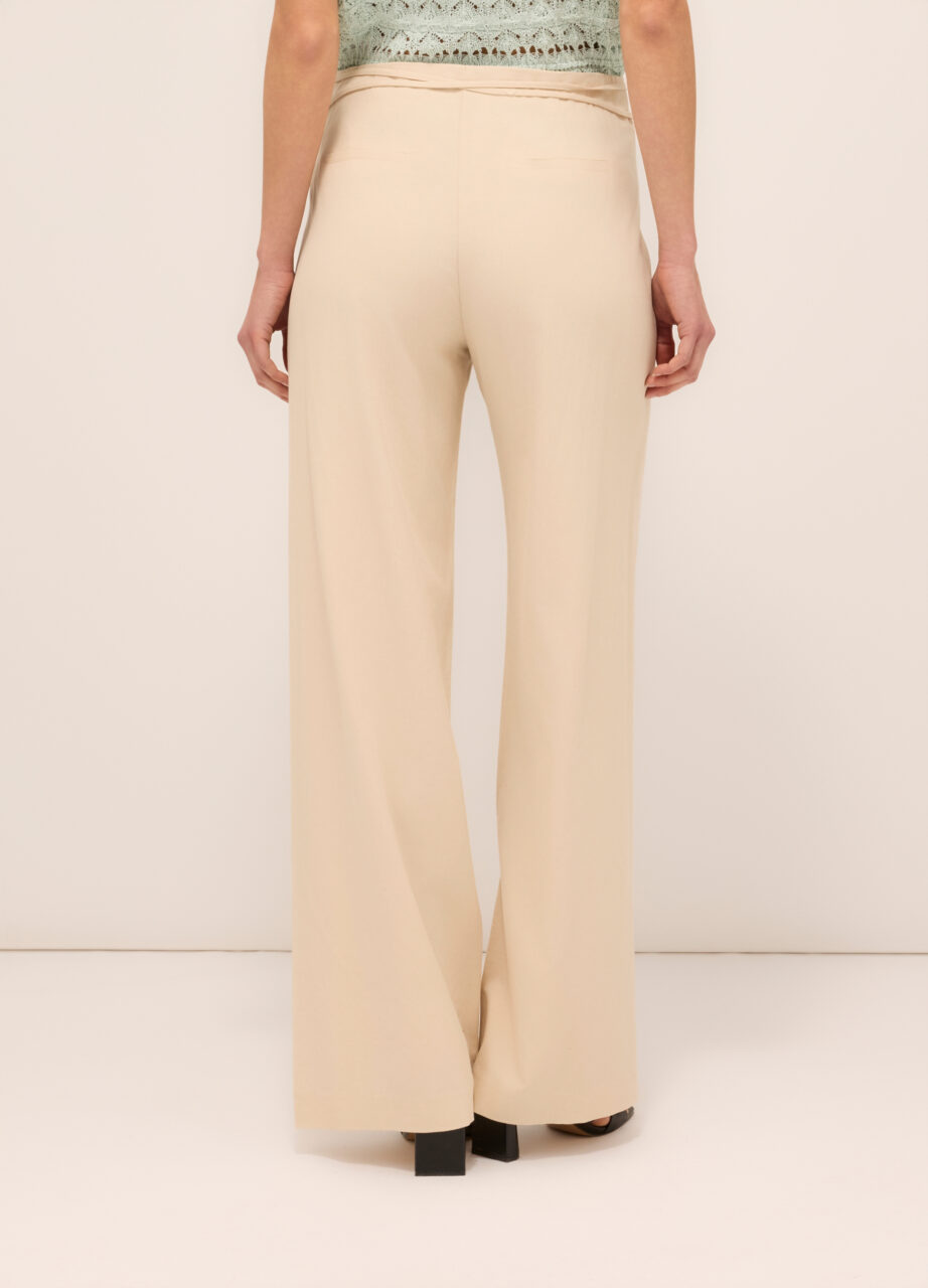 Alternative view of Ženske pantalone od mješavine viskoze