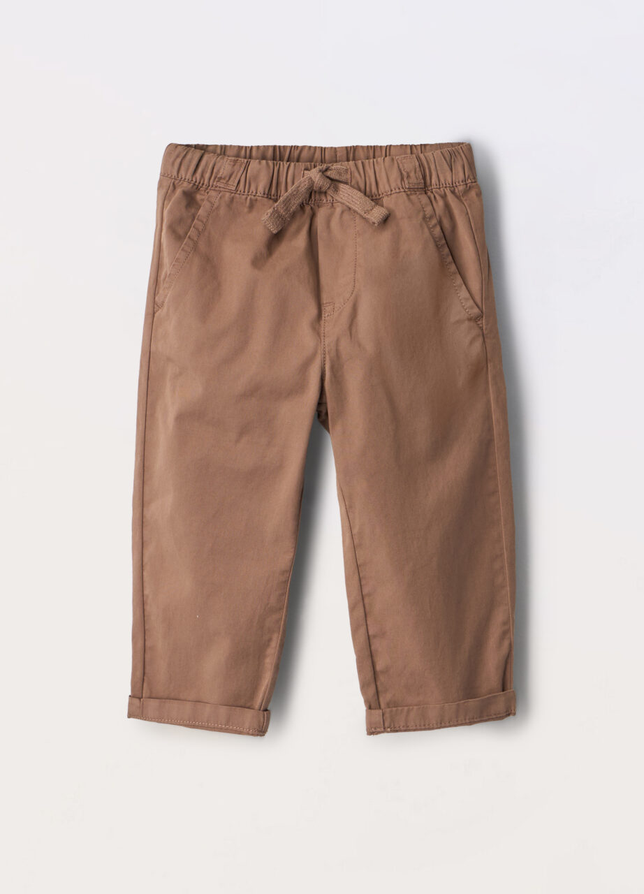 Pantalone od twill tkanine od čistog pamuka za bebe dječake