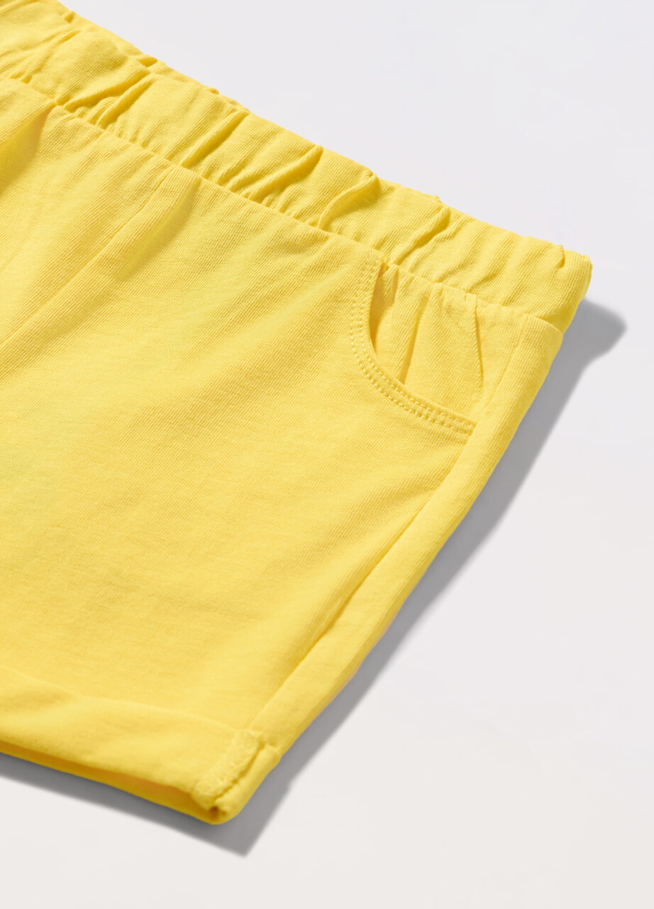 Alternative view of Šorc od čistog pamučnog jerseya za novorođenčad