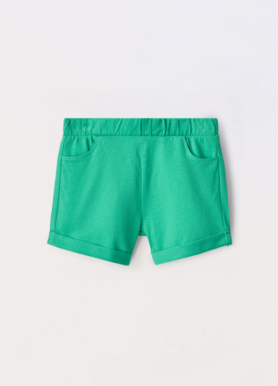 Šorc od čistog pamučnog jerseya za bebe