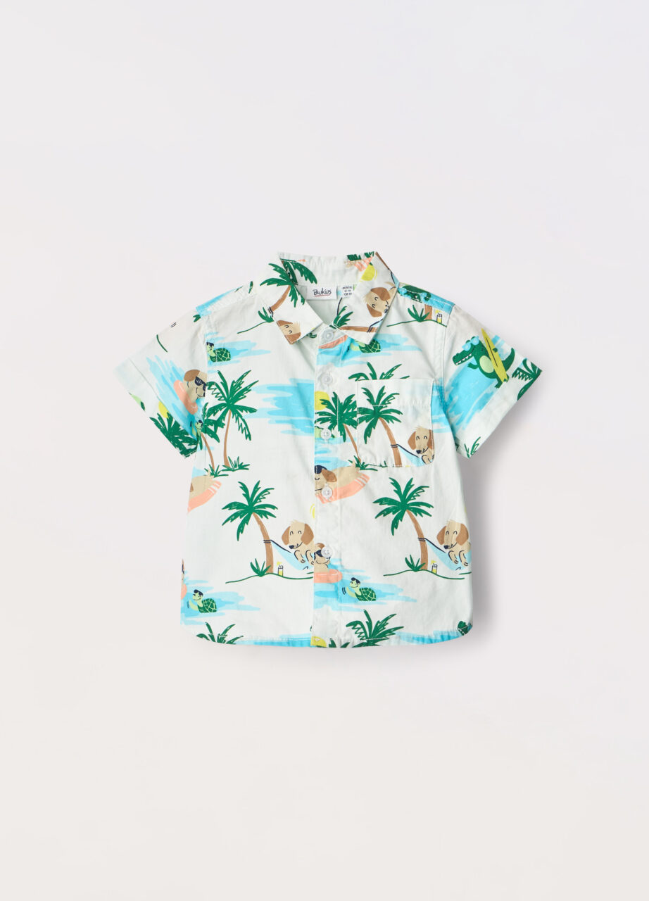 Košulja od čistog pamuka za bebe