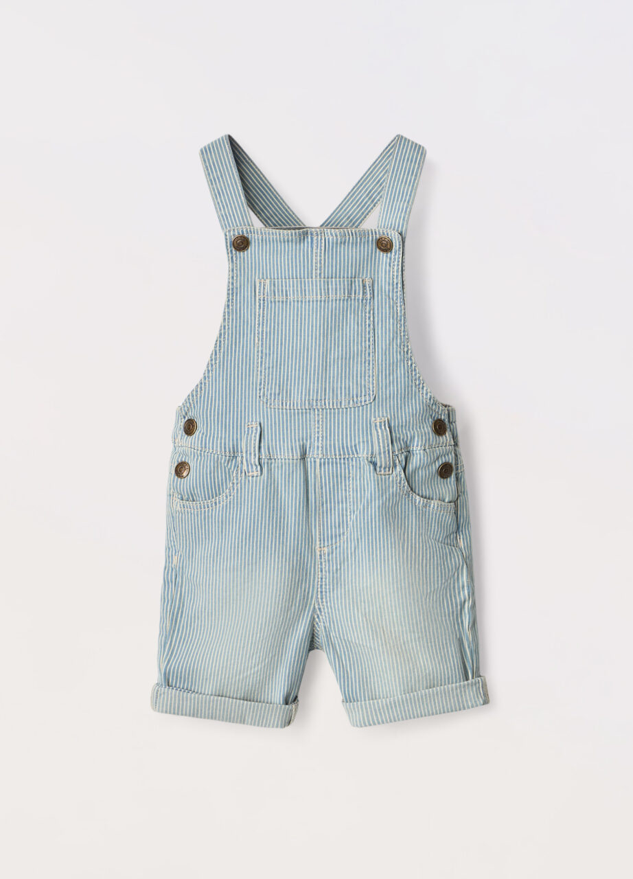 Tuta na pruge od rastezljivog pamuka za bebe