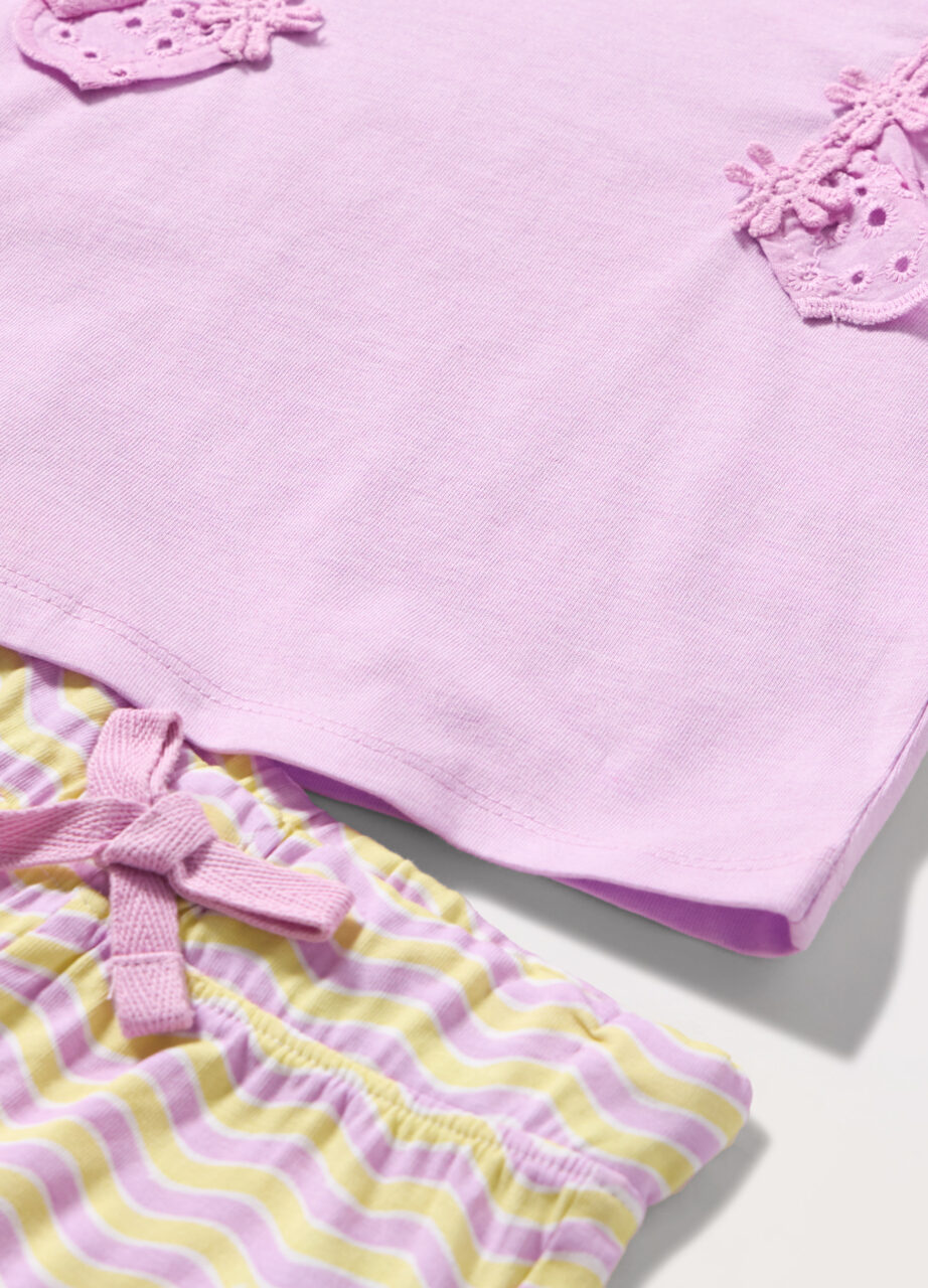 Alternative view of Trenerka set od pamučne mješavine za bebe