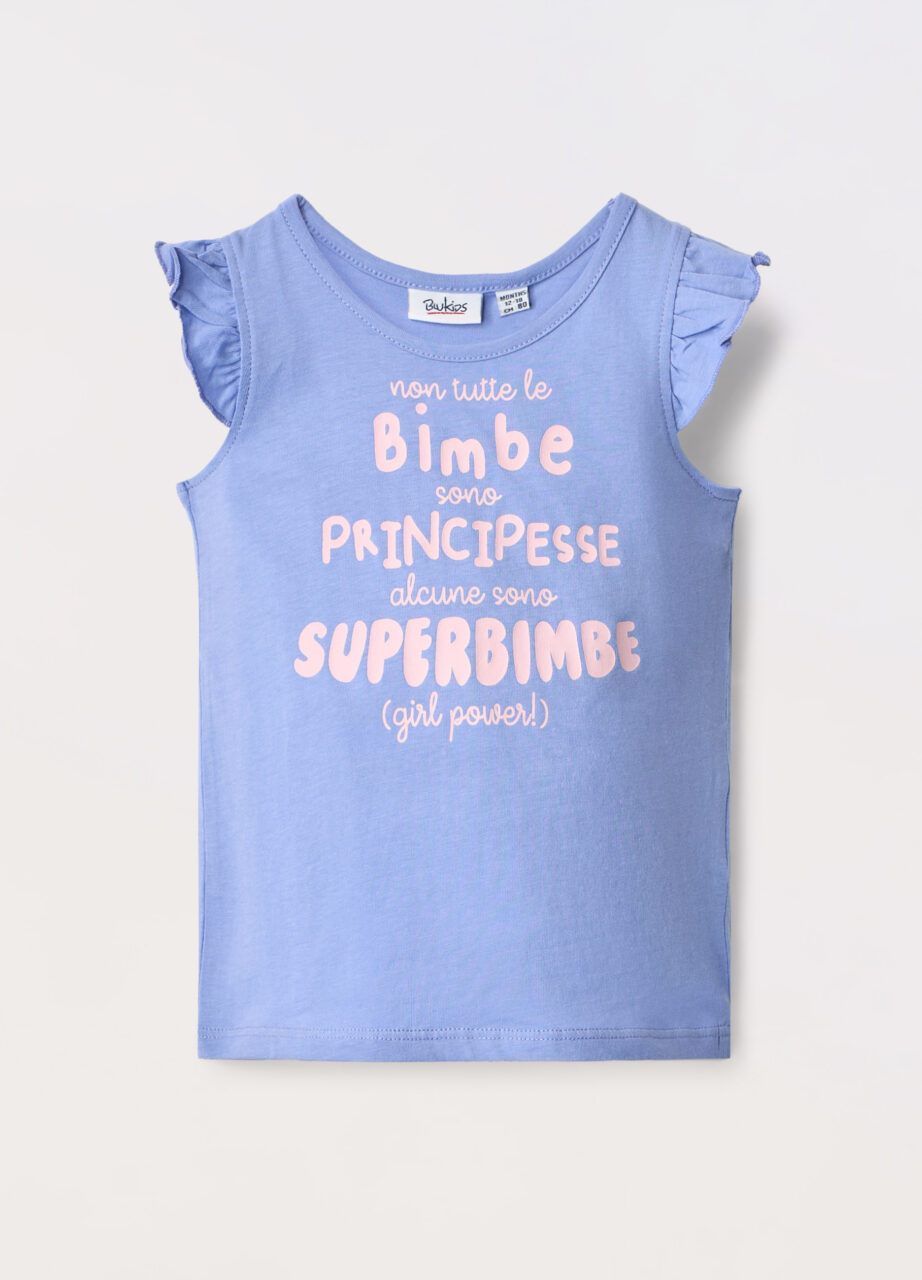 Top od čistog pamučnog jerseya za bebe