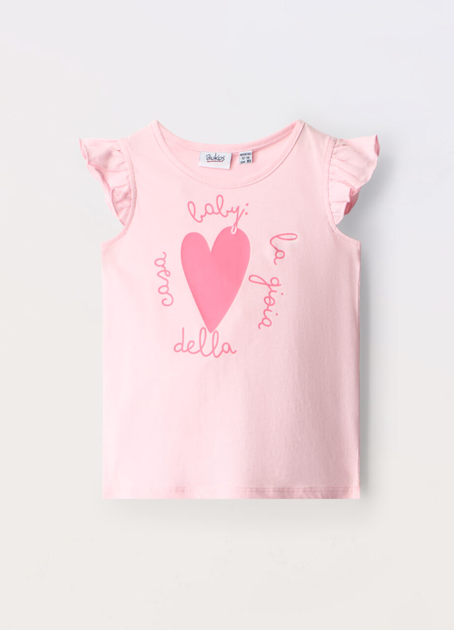 Top od čistog pamučnog jerseya za bebe