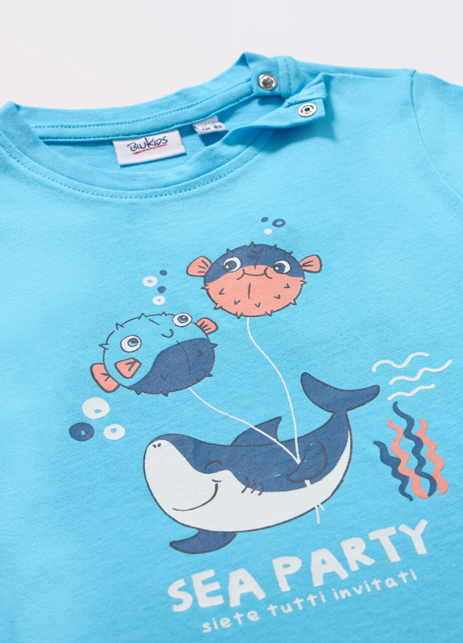 Alternative view of Majica od čistog pamučnog jerseya za novorođenče