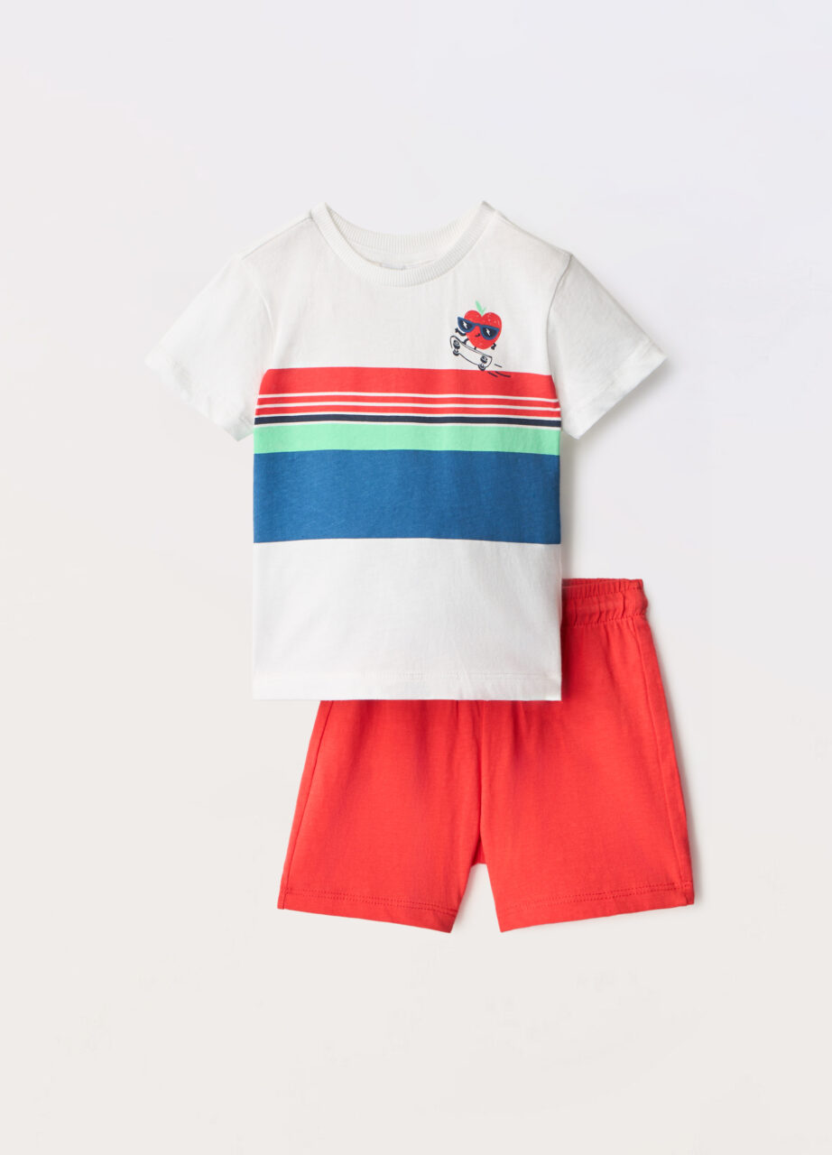 Trenerka set od čistog pamučnog jerseya za bebe