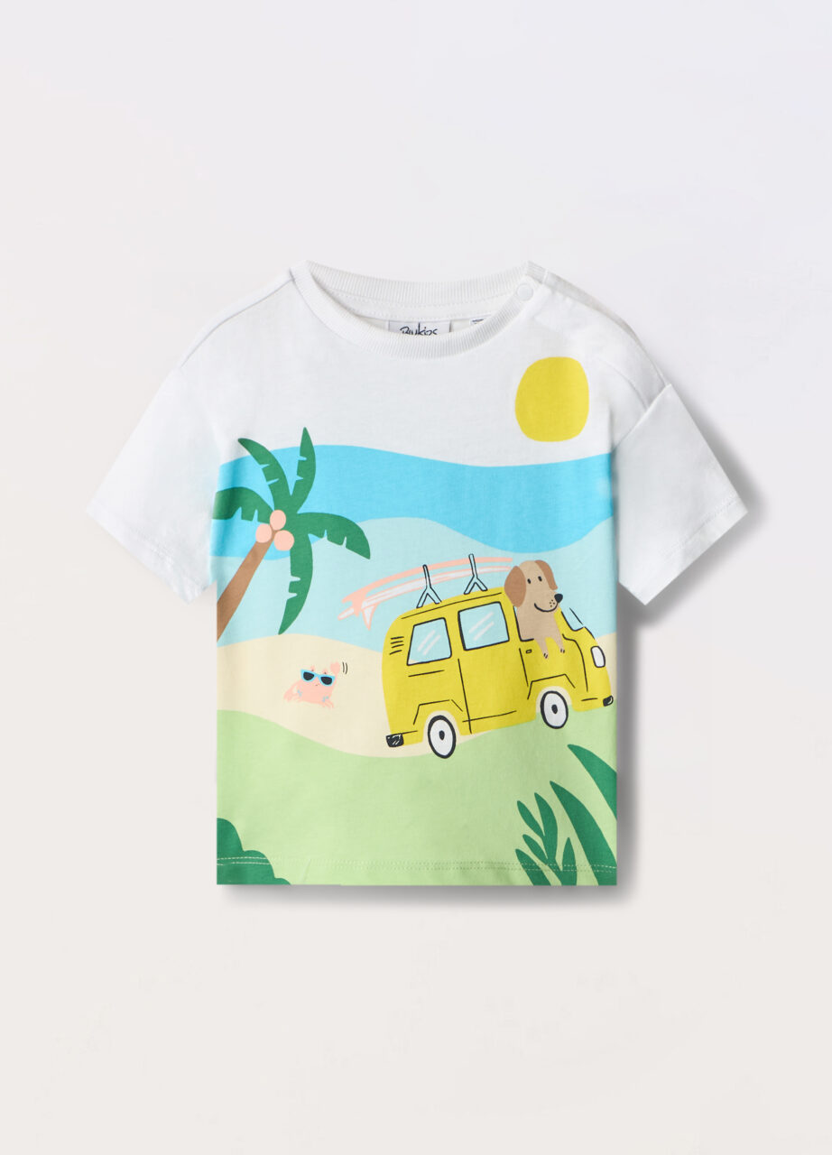 Majica od čistog pamučnog jerseya za bebe