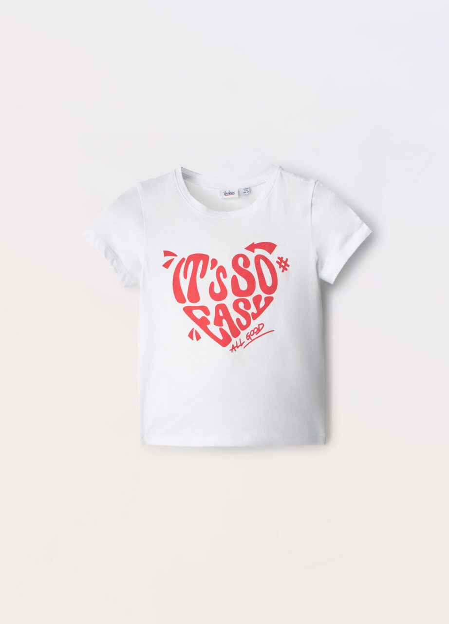 Majica od jerseya od čistog pamuka za djevojčice