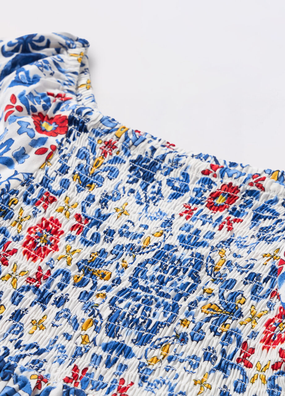 Alternative view of Haljina od čiste viskoze za djevojčice