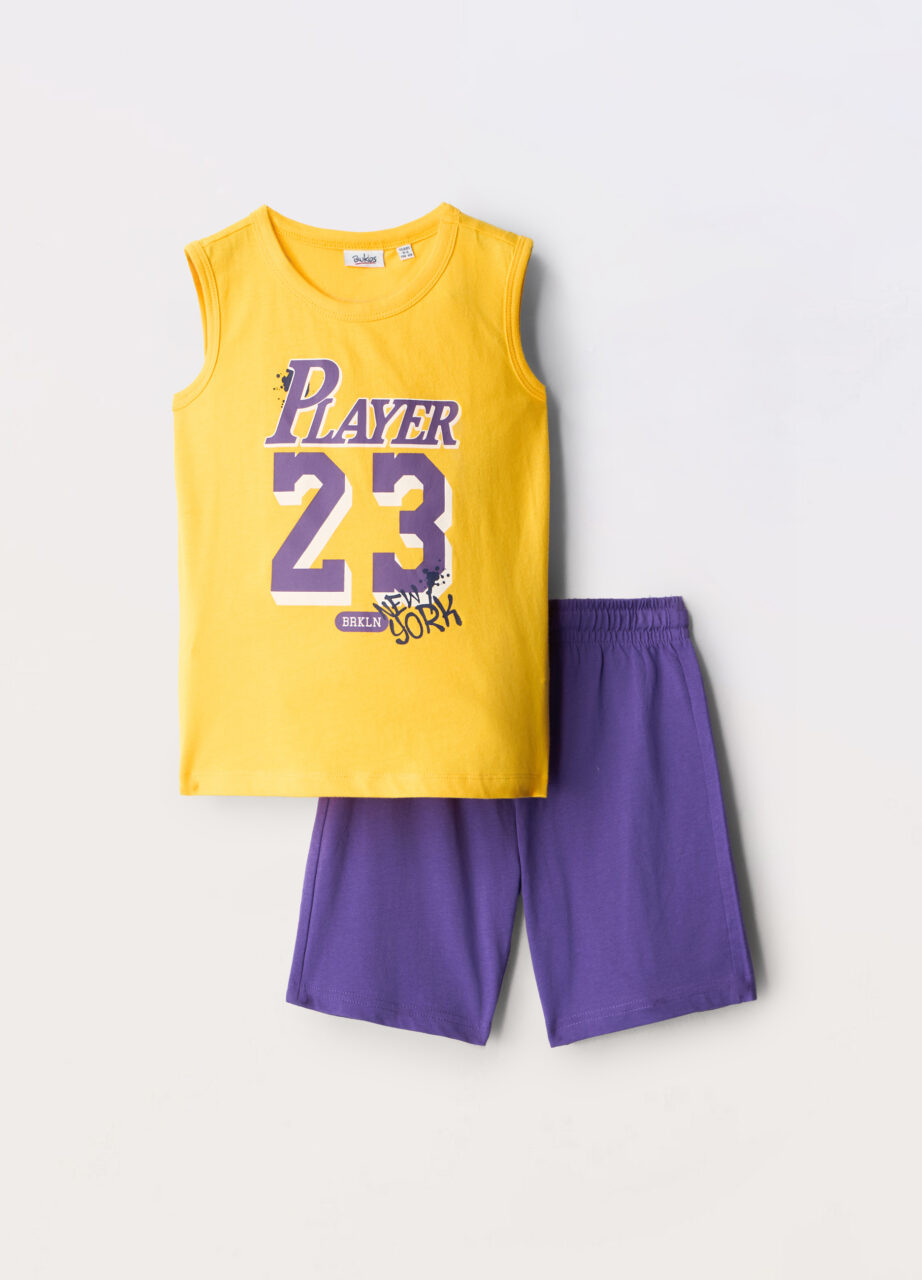 Trenerka set od čistog pamučnog jerseya za dječake