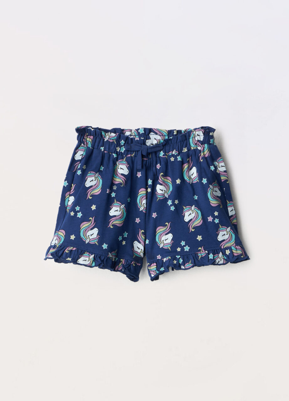 Šorc od jerseya od čistog pamuka za djevojčice