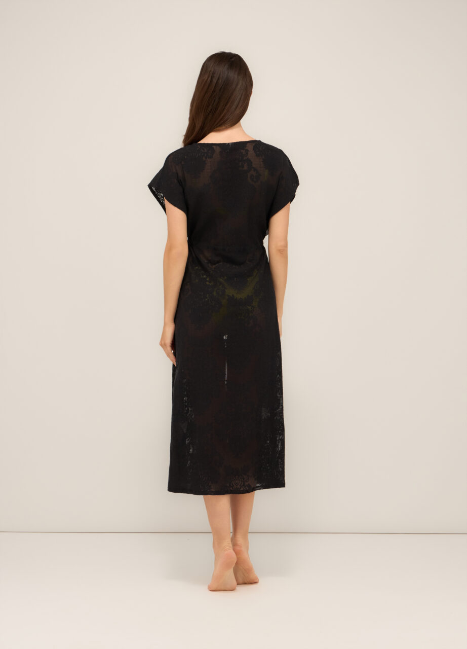 Alternative view of Ženski kimono ogrtač za plažu od mješavine pamuka