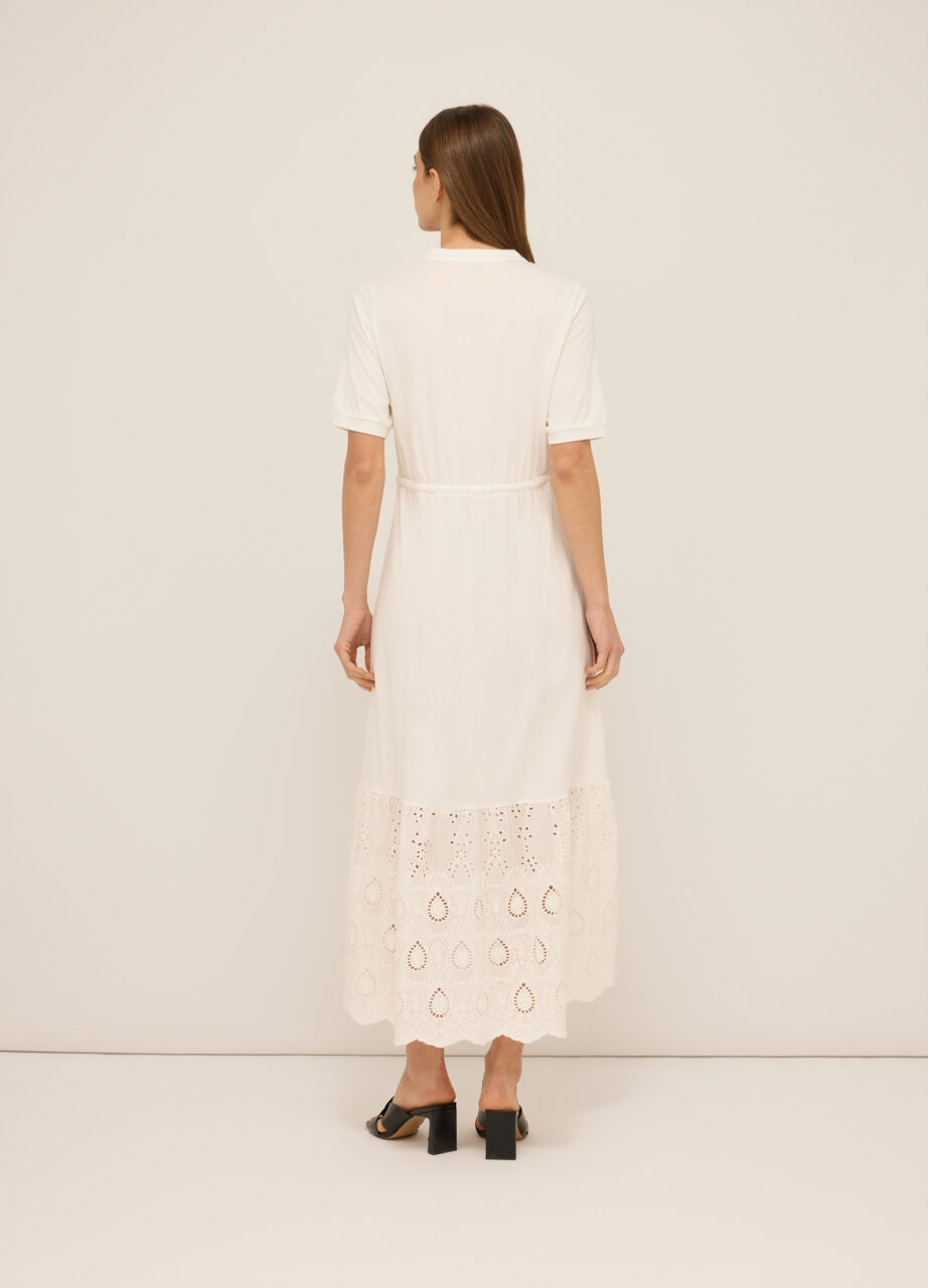 Alternative view of Duga haljina od čistog pamučnog jerseya za žene