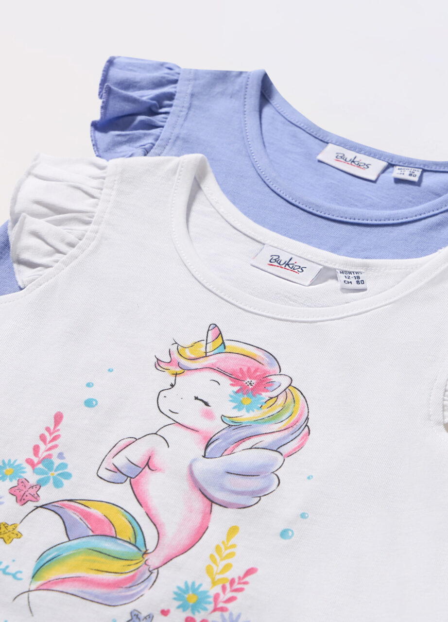 Alternative view of Paket od 2 majice od čistog pamučnog jerseya za bebe