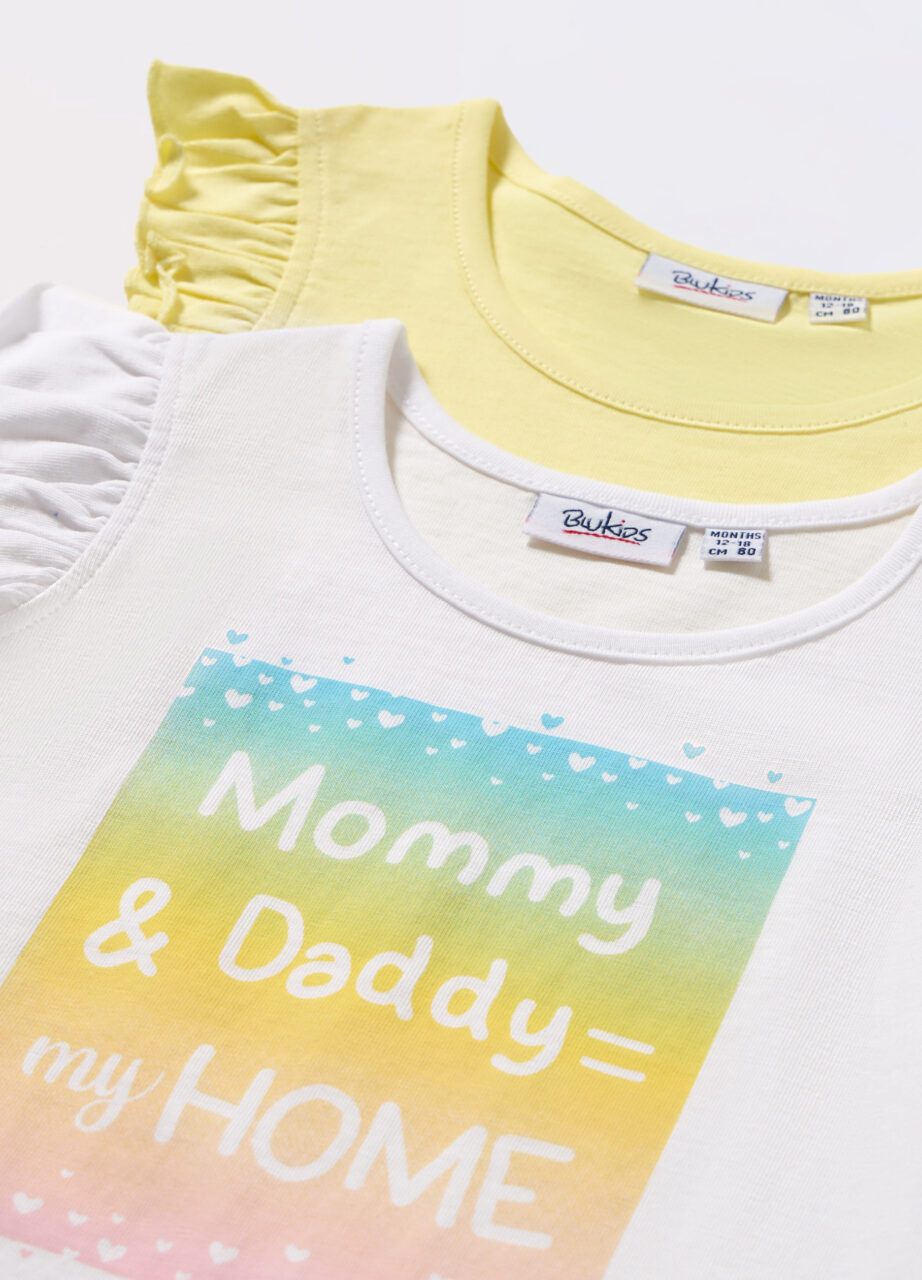 Alternative view of Paket od 2 majice od čistog pamučnog jerseya za bebe