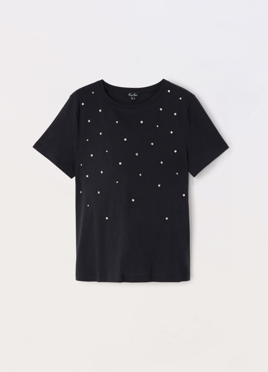 Majica od čistog pamučnog jerseya za punije žene