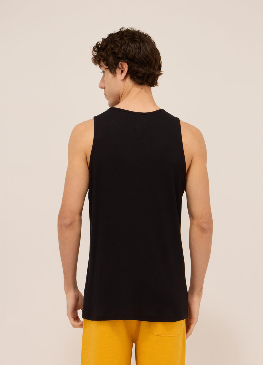 Alternative view of Muška rebrasta potkošulja od mješavine modala