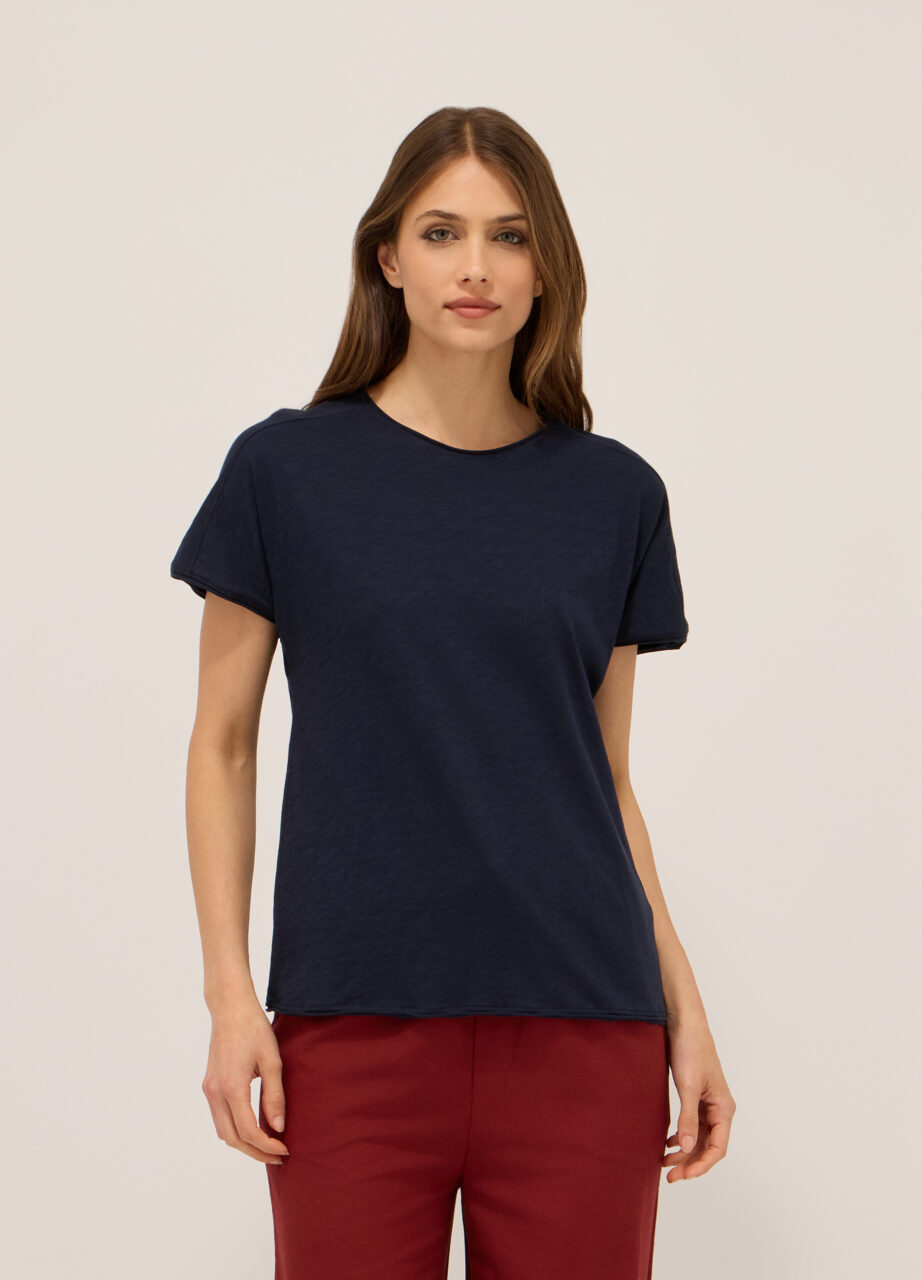 Ženska majica od slub jerseya od čistog pamuka