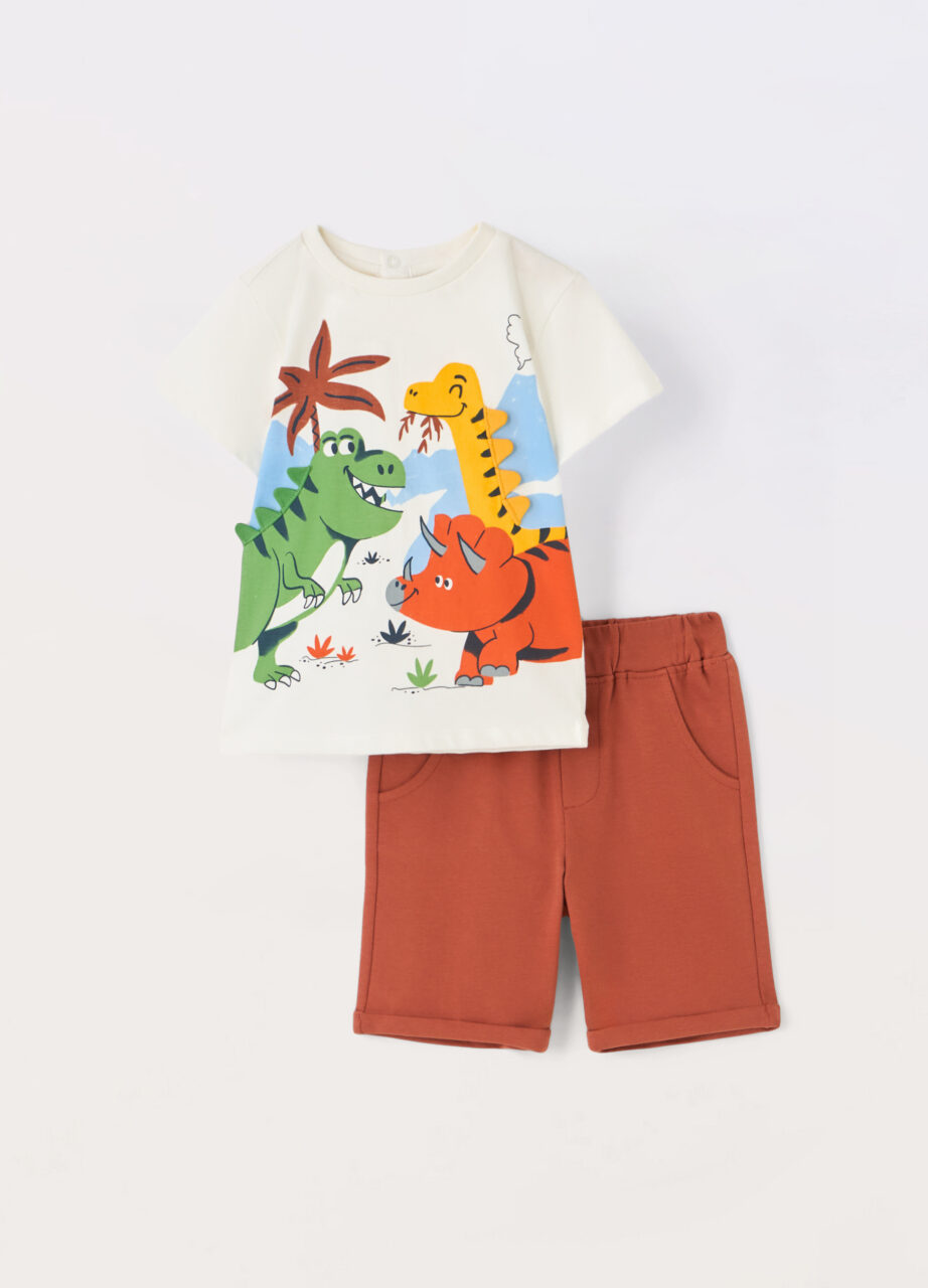 Trenerka set od čistog pamučnog jerseya za bebe