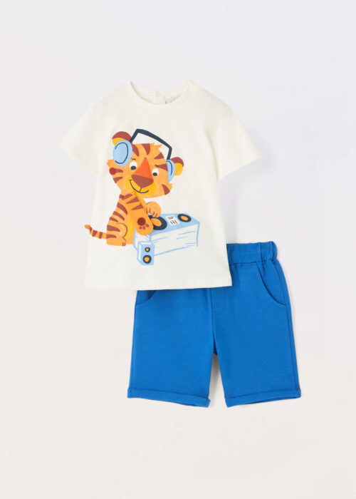 Trenerka set od čistog pamučnog jerseya za bebe