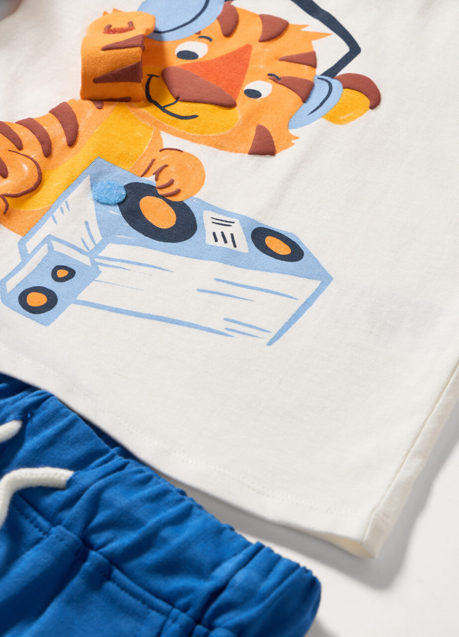 Alternative view of Trenerka set od čistog pamučnog jerseya za bebe