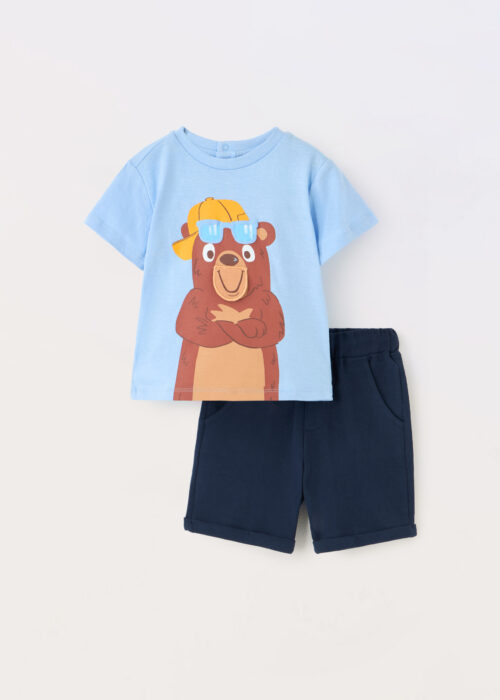 Trenerka set od čistog pamučnog jerseya za bebe