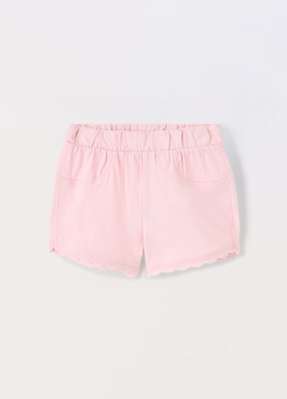 Šorc od čistog pamučnog jerseya za bebe