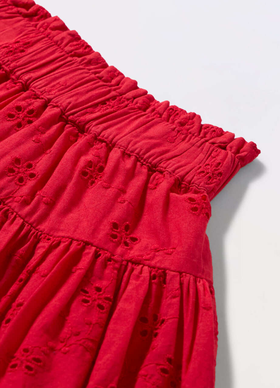 Alternative view of Slojevita suknja od sangallo pamuka za djevojčice