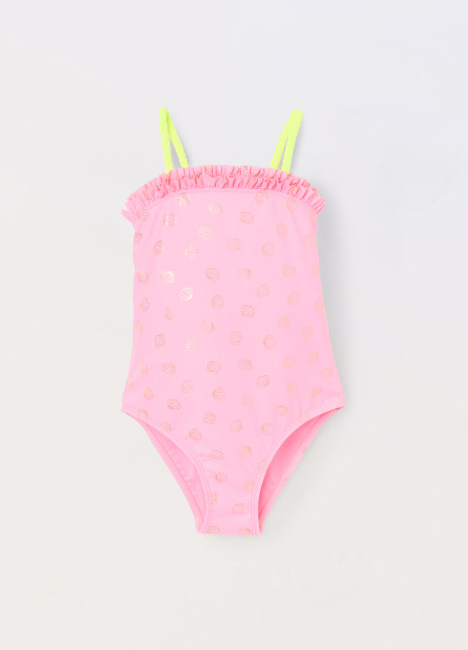 Jednodijelni kupaći kostim s printom za djevojčicu