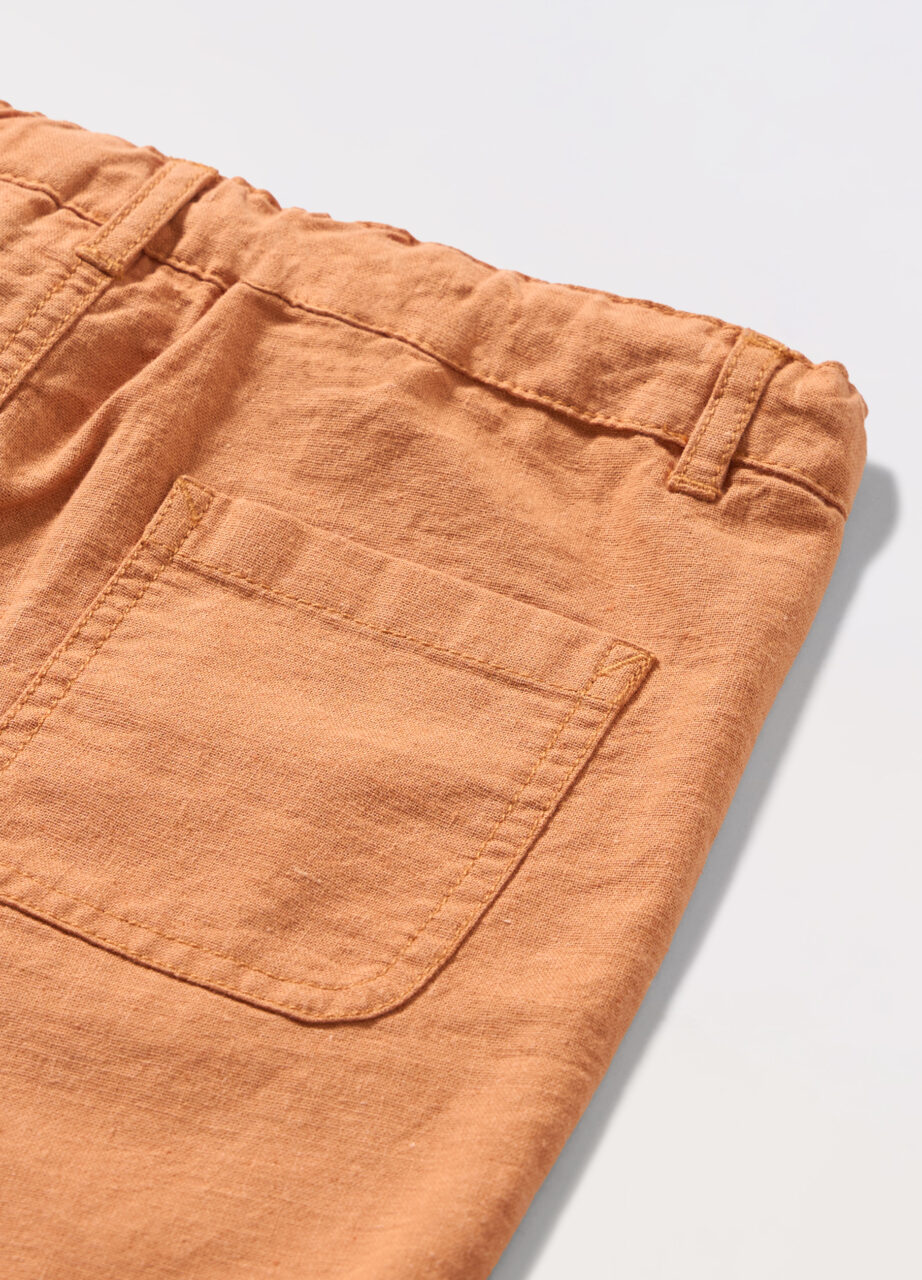 Alternative view of Šorc od mješavine lana za novorođenče