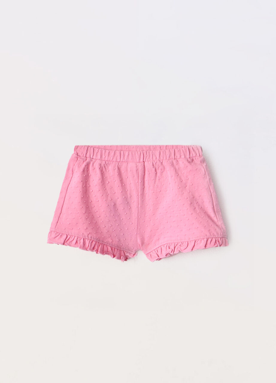 Šorc od čistog pamuka za novorođenče (djevojčica)