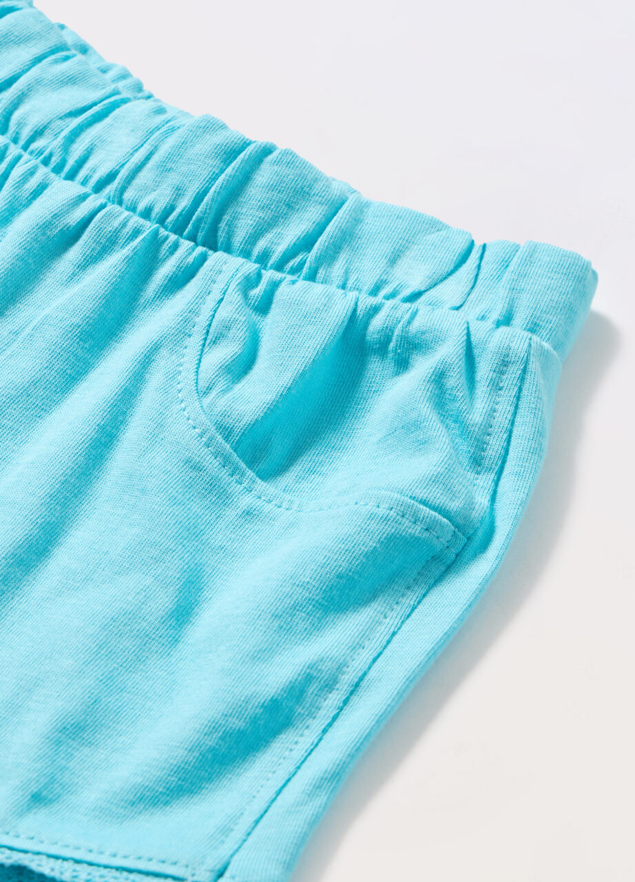 Alternative view of Šorc u jerseyu od čistog pamuka za novorođenče (djevojčica)