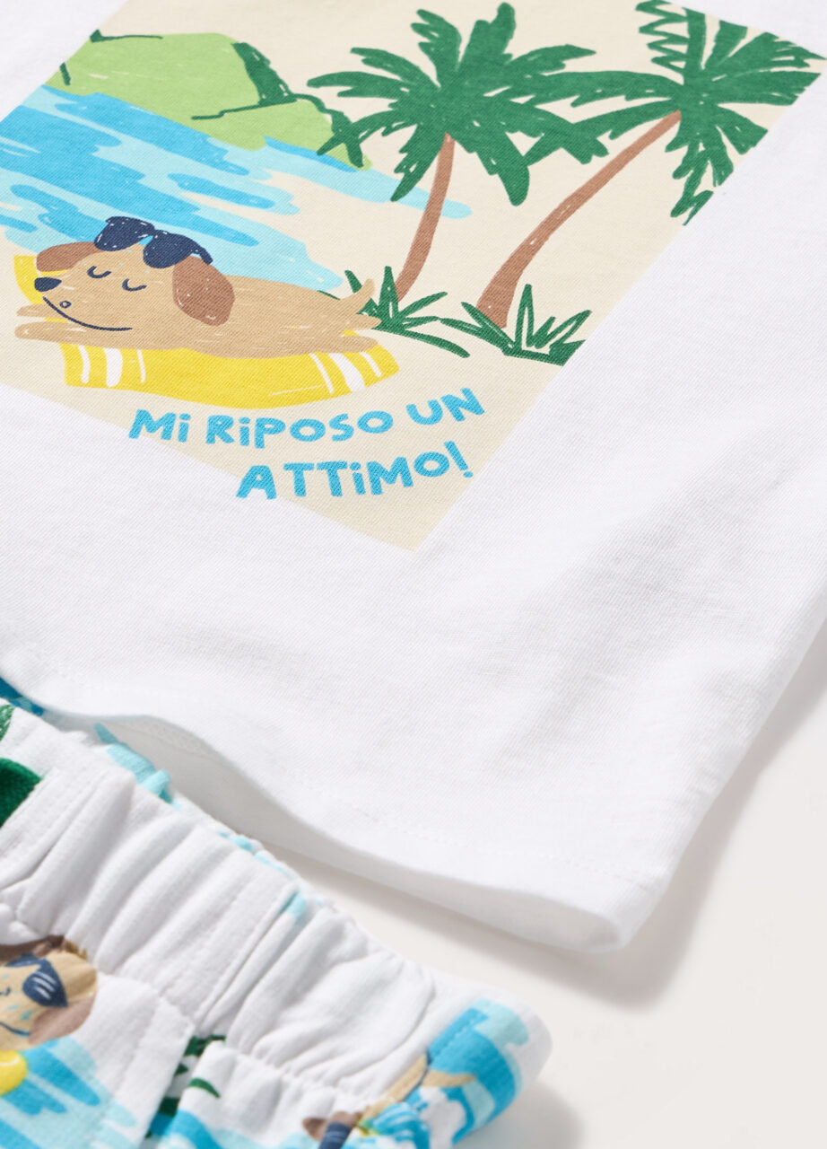 Alternative view of Trenerka set u jerseyu od čistog pamuka za novorođenče