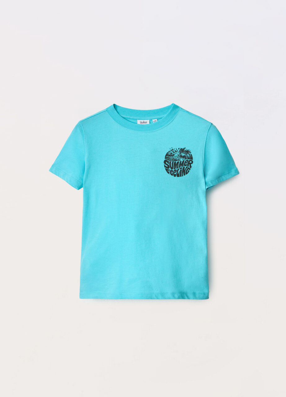 Majica u jerseyu od čistog pamuka za dječaka