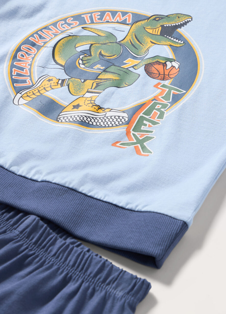 Alternative view of Set dugih pidžama od čistog pamuka za dječaka