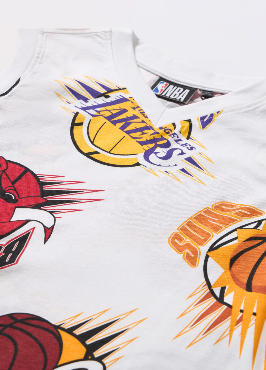 Alternative view of NBA majica bez rukava od čistog pamuka za dječaka