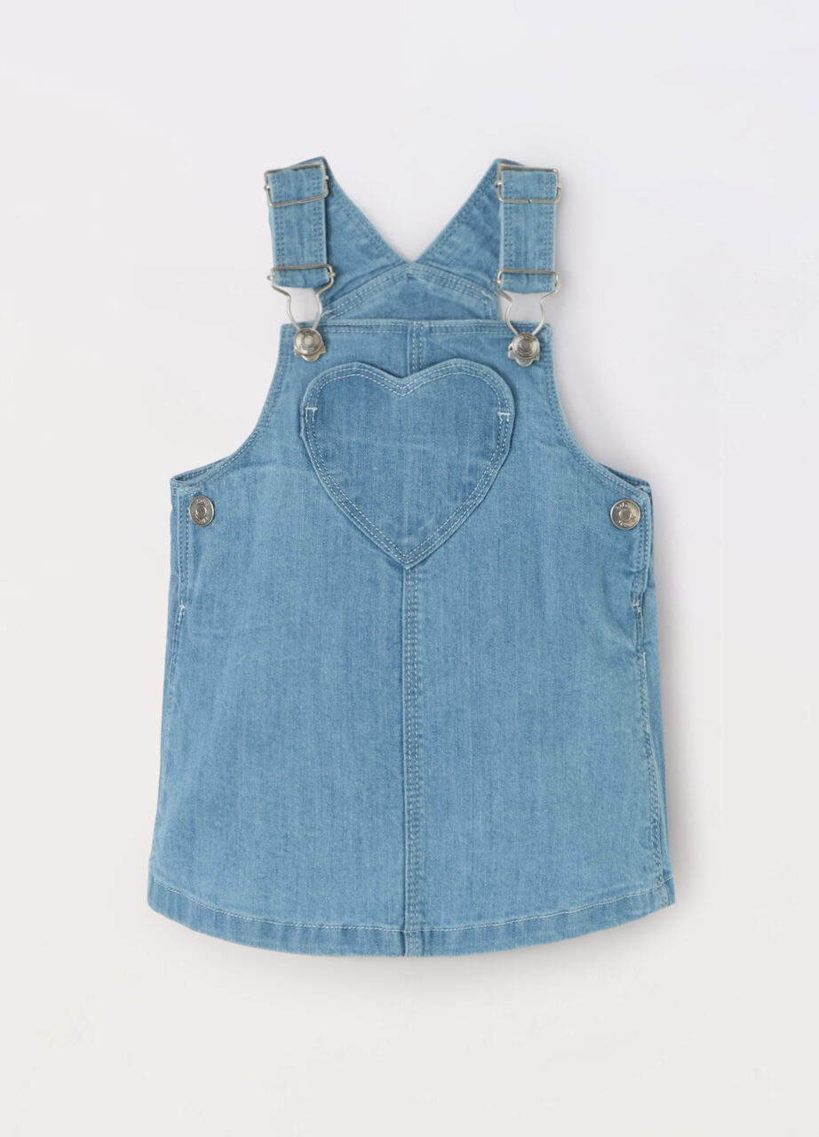 Trakasta suknja od rastezljivog trapera za novorođenče (djevojčica)