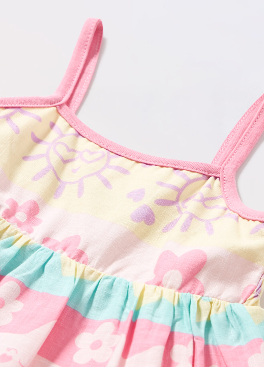 Alternative view of Haljina u jerseyu od čistog pamuka za novorođenče (djevojčica)