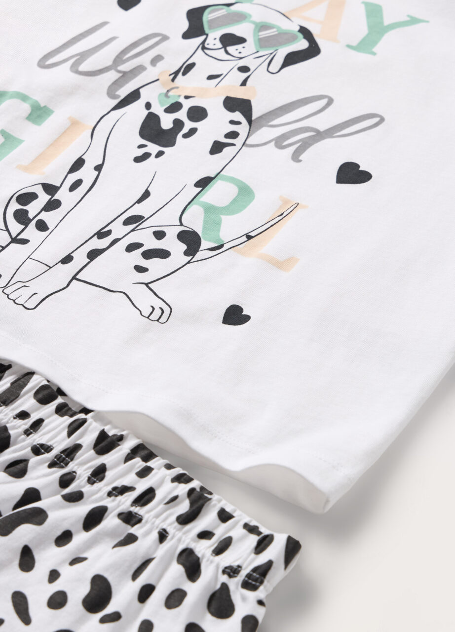 Alternative view of Set kratke pidžame od čistog pamuka