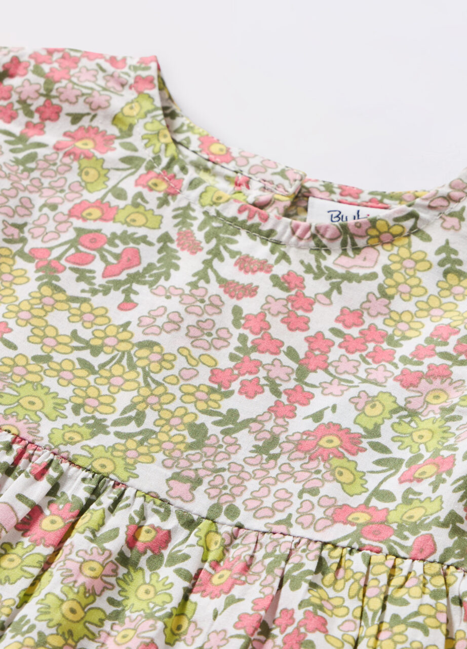 Alternative view of Haljina od popelina od čistog pamuka za novorođenče (djevojčica)