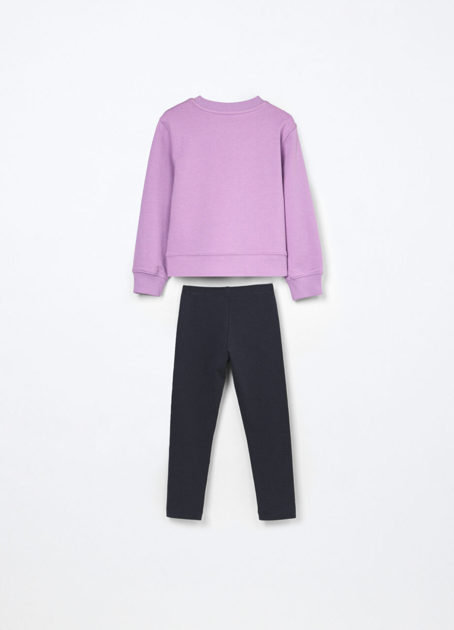 Alternative view of Set od french terry čistog pamuka za djevojčicu